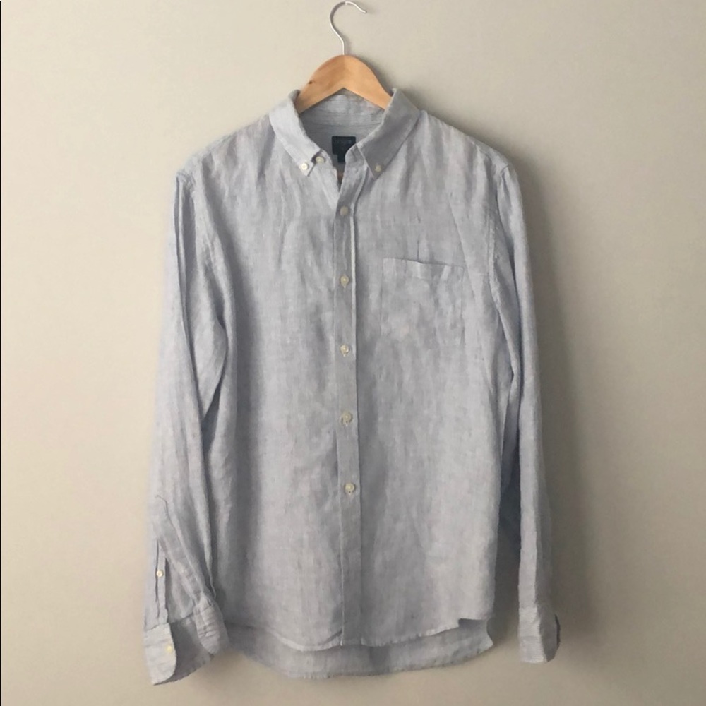J Crew - Men’s linens shirt - Medium